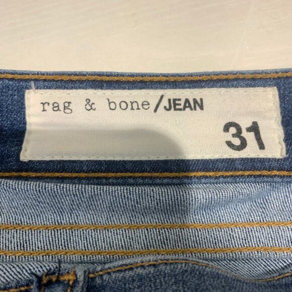 Rag & Bone Slim/Straight Denim Jeans Medium Wash Blue – Women’s Size 31 - Picture 6 of 9